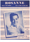Rosanne used sheet music