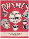 Rhymes (1931) sheet music
