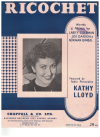 Ricochet (Rick-o-shay) used sheet music