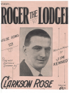 Roger The Lodger (1931) sheet music