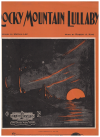 Rocky Mountain Lullaby (1931) sheet music