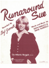 Runaround Sue (1961) by Dion Dimucci Ernie Maresca Leif Garrett used original piano sheet music score for sale in Australian second hand music shop