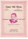 Same Old Moon 1958 used sheet music