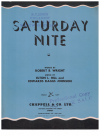 Saturday Nite sheet music
