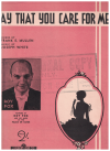 Say That You Care For Me (1936) sheet music