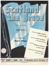 Scotland The Brave 1952 used sheet music