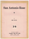 San Antonio Rose sheet music