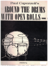 Paul Capozzoli's Around The Drums With Open Rolls Book 2 by Paul Capozzoli (1963) used drumming method book for sale in Australian second hand music shop