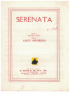 Serenata 1950 sheet music