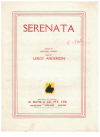 Serenata 1950 used sheet music
