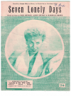 Seven Lonely Days 1953 used sheet music