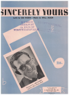 Sincerely Yours sheet music