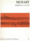 Mozart Sonata in A K.331 sheet music
