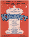 Stranger In Paradise from 'Kismet' (1953) sheet music