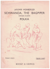 Schwanda The Bagpiper Polka for Piano Duet by Jaromir Weinberger arranged by Joan Trimble 
used piano duet sheet music score for sale in Australian second hand music shop