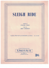 Sleigh Ride used sheet music