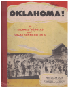 Oklahoma! Vocal Score (1943) by Oscar Hammerstein II Richard Rodgers edited Albert Sirmay used vocal score for sale in Australian second hand music shop