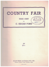 Country Fair Piano Duet by C Edgar Ford used piano duet sheet music score for sale in Australian second hand music shop