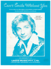 Can't Smile Without You used sheet music