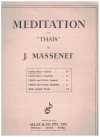 Meditation from 'Thas' by Jules Massenet sheet music
