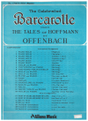 Barcarolle from The Tales Of Hoffmann for piano solo sheet music