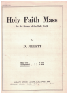 Holy Faith Mass For The Sisters Of The Holy Faith 1967 sheet music