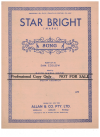 Star Bright (Mara) used sheet music