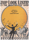 Stop! Look! Listen! (To The Music Of The Band) (1920) sheet music