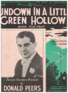 Sundown In A Little Green Hollow (1933) sheet music