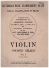 AMEB Violin Examinations No.1 2nd Series Grade 2