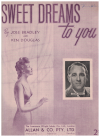 Sweet Dreams To You (To You Sweet Dreams) sheet music