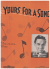 Yours For A Song (1939) sheet music