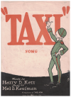 Taxi (1919) sheet music