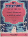 The Desert Song Song Album piano songbook by Otto Harbach Oscar Hammerstein II Sigmund Romberg used book for sale in Australian second hand music shop