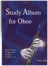 Study Album For Oboe 24 Progressive Studies Grades 1-6 -by- Chris Allen (2004) ISMN 579997481 used second hand book for sale in Australian second hand music shop
