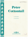 Peter Cottontail used sheet music