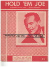 Hold 'Em Joe used sheet music