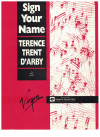 Sign Your Name (1987 Terence Trent D'Arby) sheet music