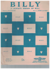 Billy (I Always Dream Of Bill) used sheet music