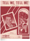 Tell Me Tell Me used sheet music