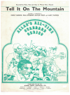Tell It On The Mountain (1963) Peter Paul and Mary used sheet music