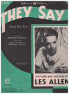 They Say (1938) sheet music