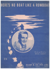 There's No Boat Like A Rowboat used sheet music