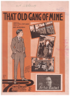 That Old Gang Of Mine (1923) sheet music