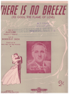 There Is No Breeze (To Cool The Flame Of Love) sheet music
