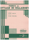 There's A Cottage In Killarney (1934) used sheet music for sale