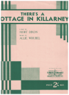 There's A Cottage In Killarney (1934) sheet music