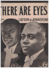 There Are Eyes (1928) sheet music