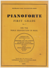 AMEB Pianoforte Public Examinations No.7 1969 First Grade Australian Music Examinations Board 
used piano examination book for sale in Australian second hand music shop