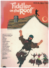 Fiddler On The Roof Vocal Selections piano songbook
